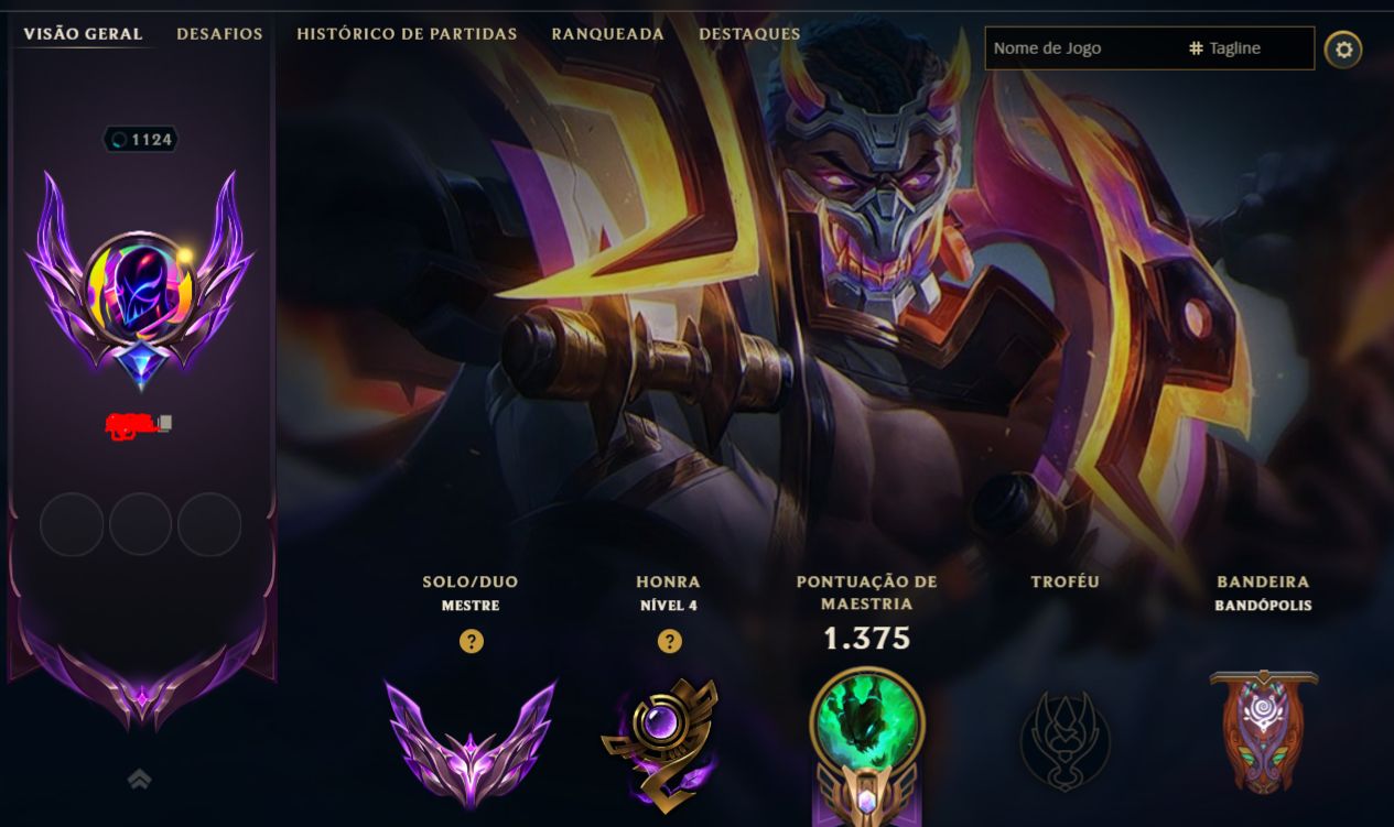 Conta main a venda