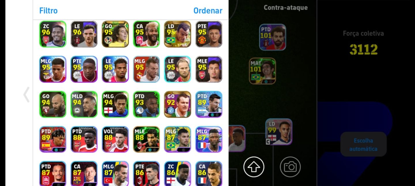 CONTA EFOOTBALL COM DIVERSOS JOGADORES RAROS