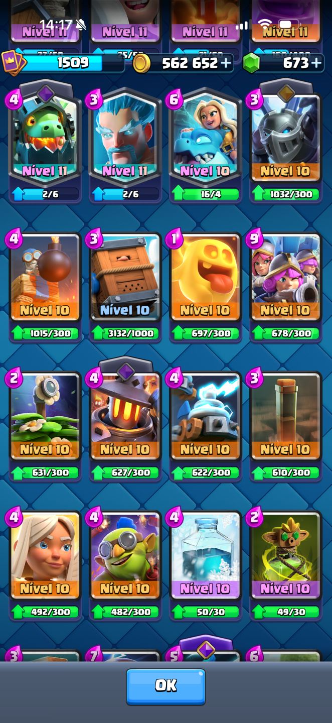 Conta clash Royale 10k troféus e 9 anos de conta