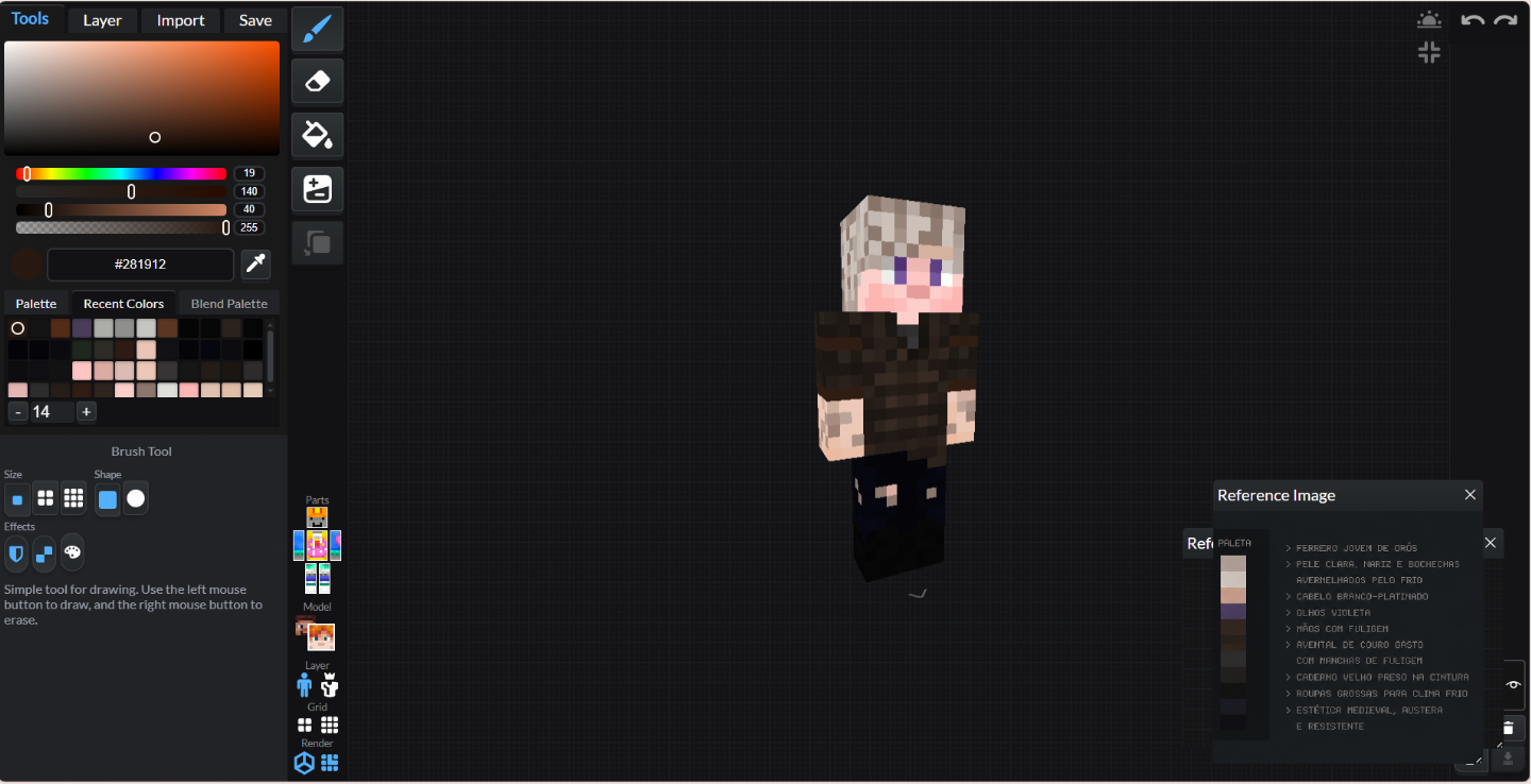 SUA SKIN PRÓPRIA DE MINECRAFT | MINECRAFT SKIN | ENTREGA RÁPIDA | PROFISSIONAL