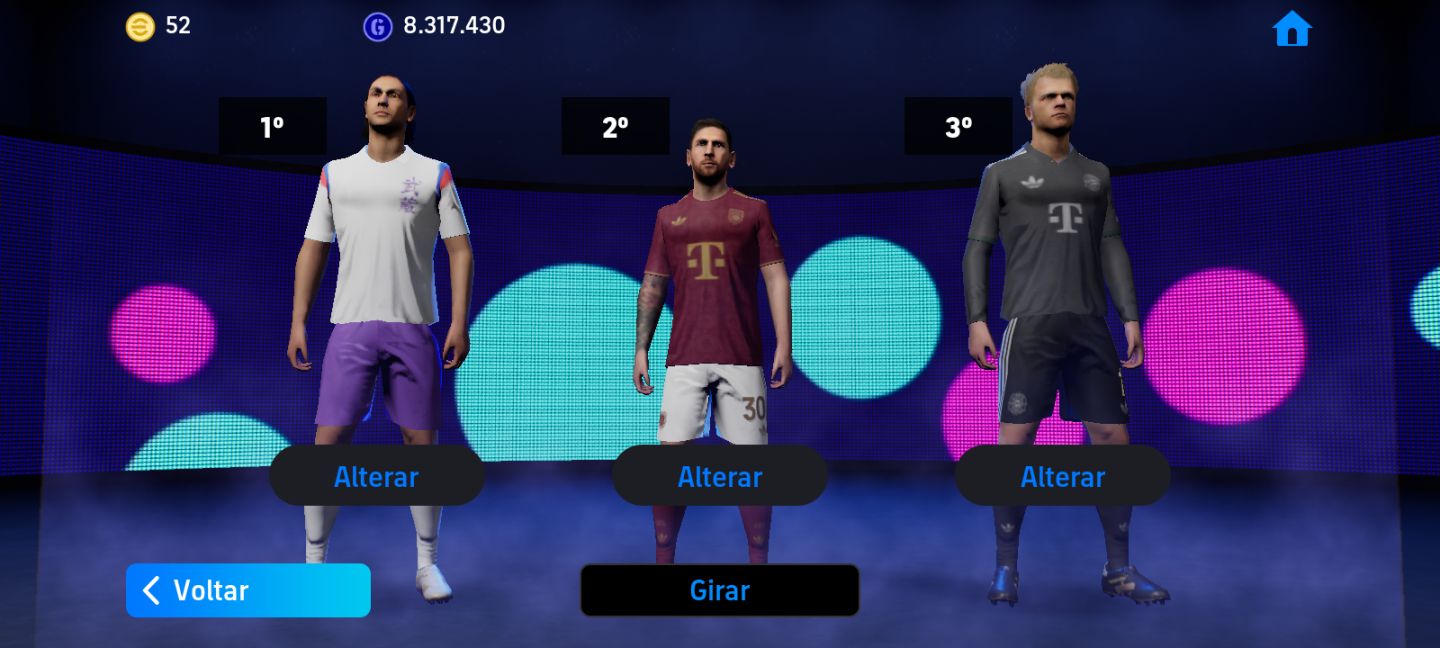 CONTA EFOOTBALL RARA!! NESTA + NEYMAR BLITZ + PACK PORTUGAL 3244 FORCA COLETIVA