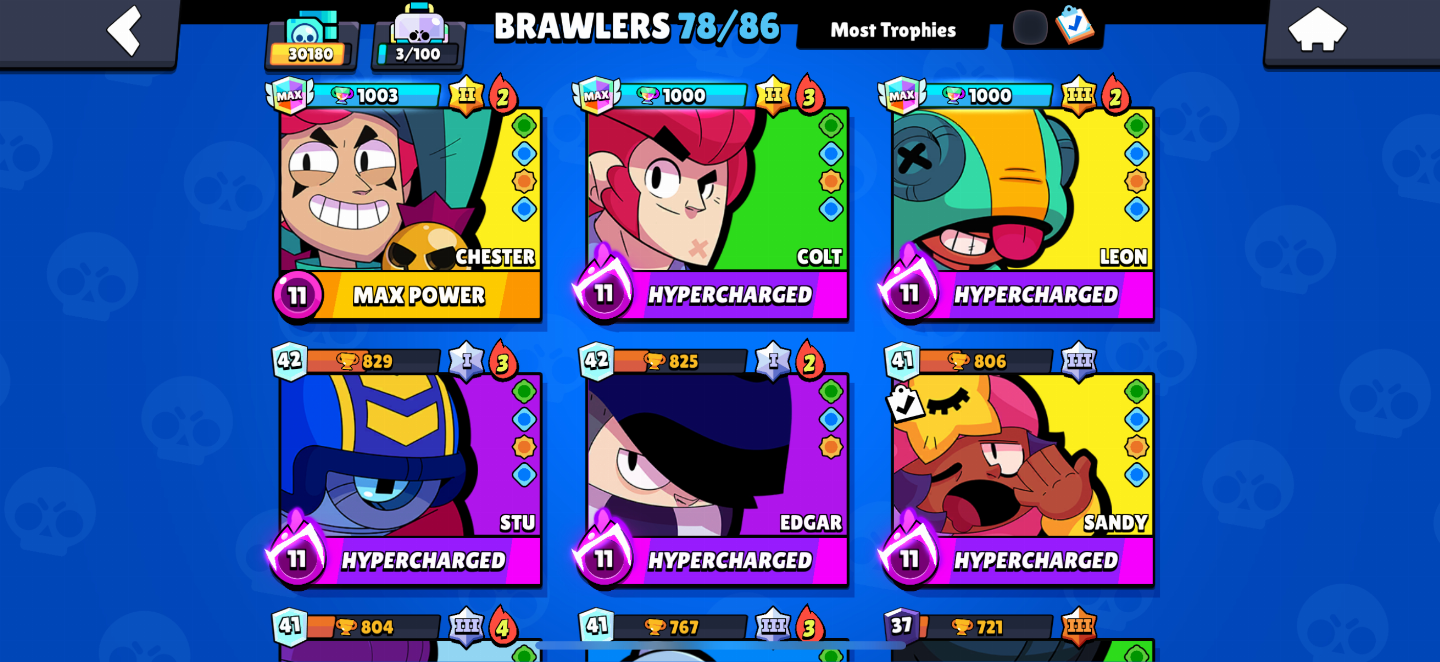 Conta de brawl stars BOA