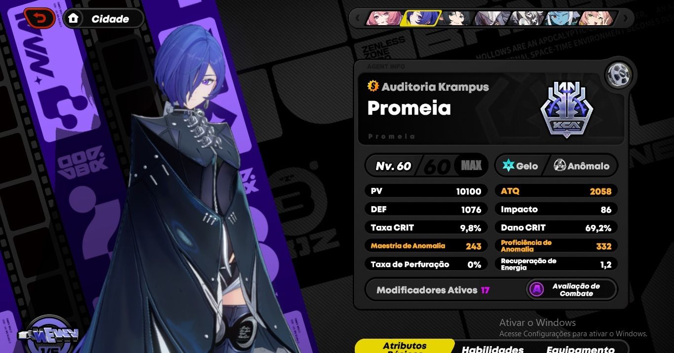 Conta de zzz com promeia m1w1+ramielle