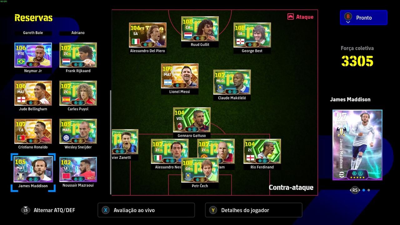 CONTA EFOOTBALL STEAM PC 3310+