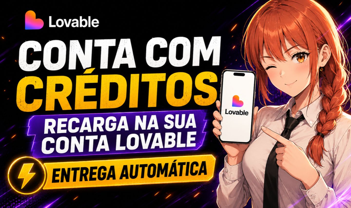 LOVABLE.DEV IA - (RECARGA, CONTA COM CRÉDITOS.)