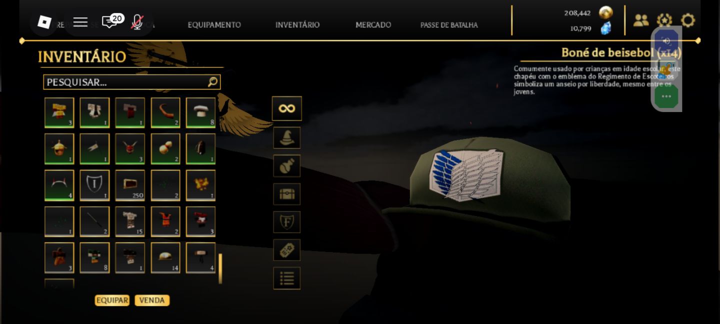 Cosmetic attack on Titan revolution