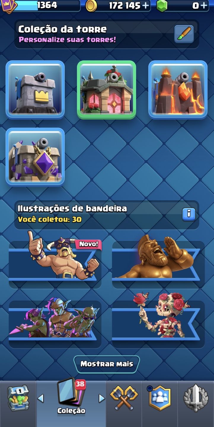 CoC CV18 95% FULL + Conta de Clash Royale Recheada com 12030 Troféus! OFERTAS ON