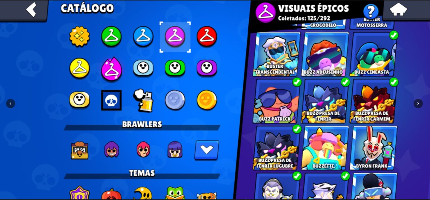 CONTA RARA! BRAWL STARS 84000+ PASSES ANTIGOS CRIADA DESDE DE 2020 TEM DE TUDO