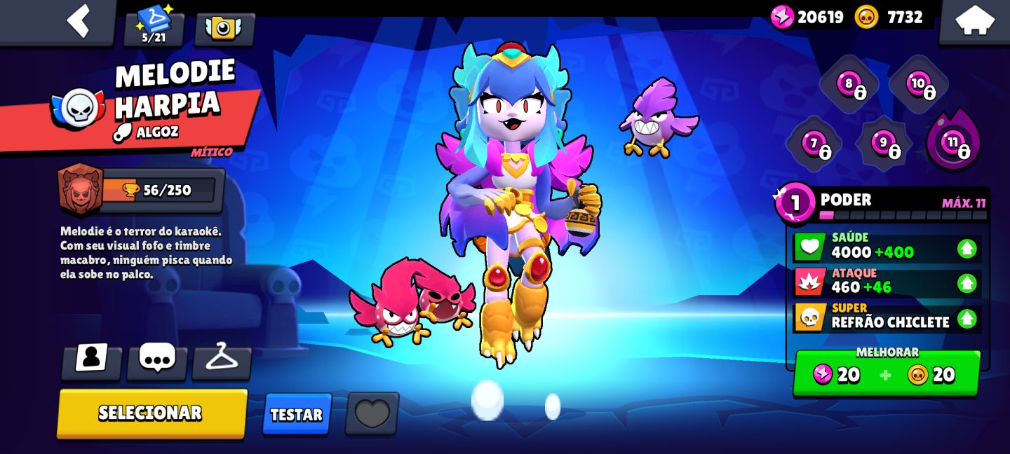 CONTA BRAWS STAR MUITO RARA E GEMADA 8 ANOS DE CRIAÇÃO FULL BRAWLES.