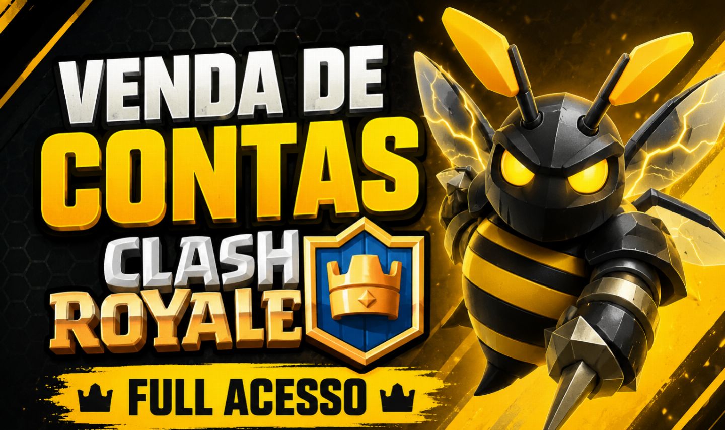 [BAIXOU+] CONTA CLASH ROYALE | ARENA 21 | 10 EVOS | HERÓI | CARTA 16 | 8.5k Trof