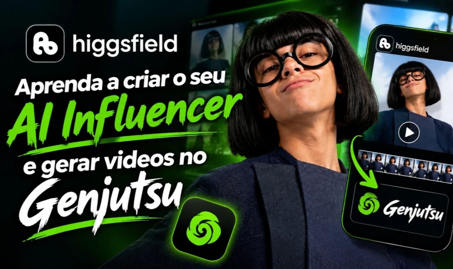 Tutorial Genjutsu + Substituir personagens do vídeo + Conta com 50 créditos