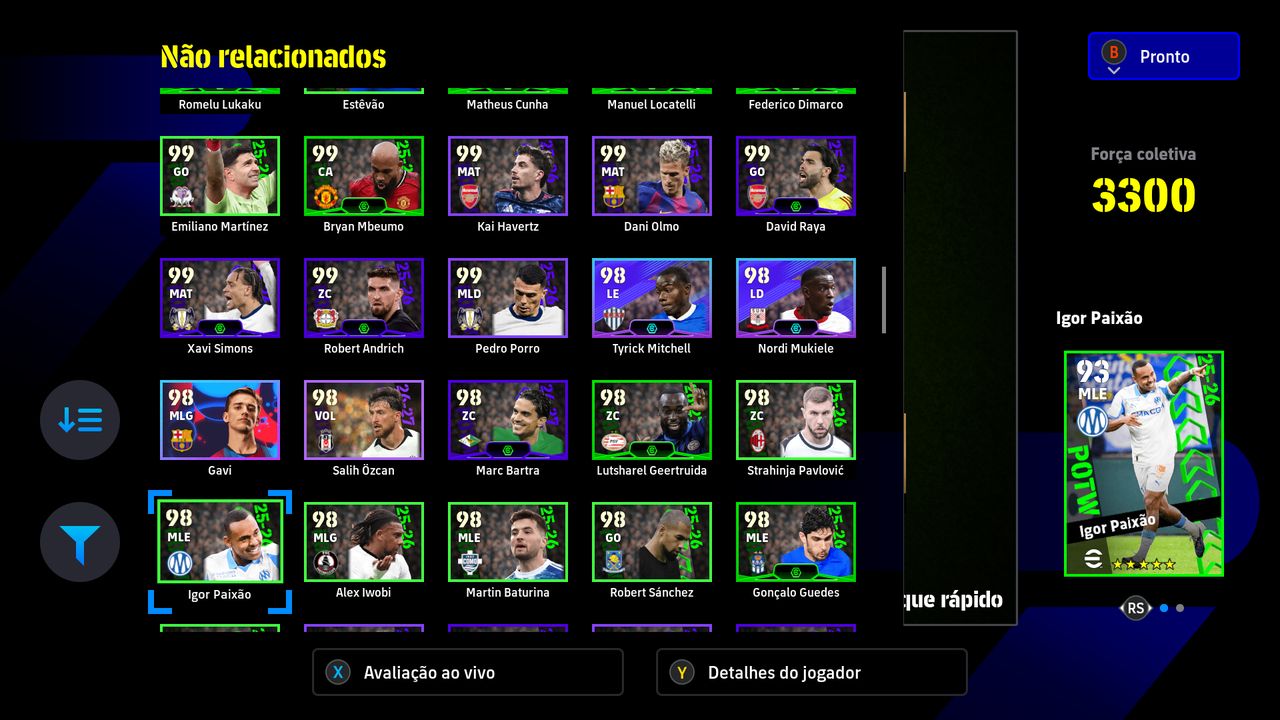 CONTA (STEAM) eFOOTBALL 3300+ | CONTA META COMPLETA | PRONTA PARA JOGAR!!!