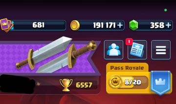 Conta de Clash Royale com 6.5k de troféus, MUITO BARATA!