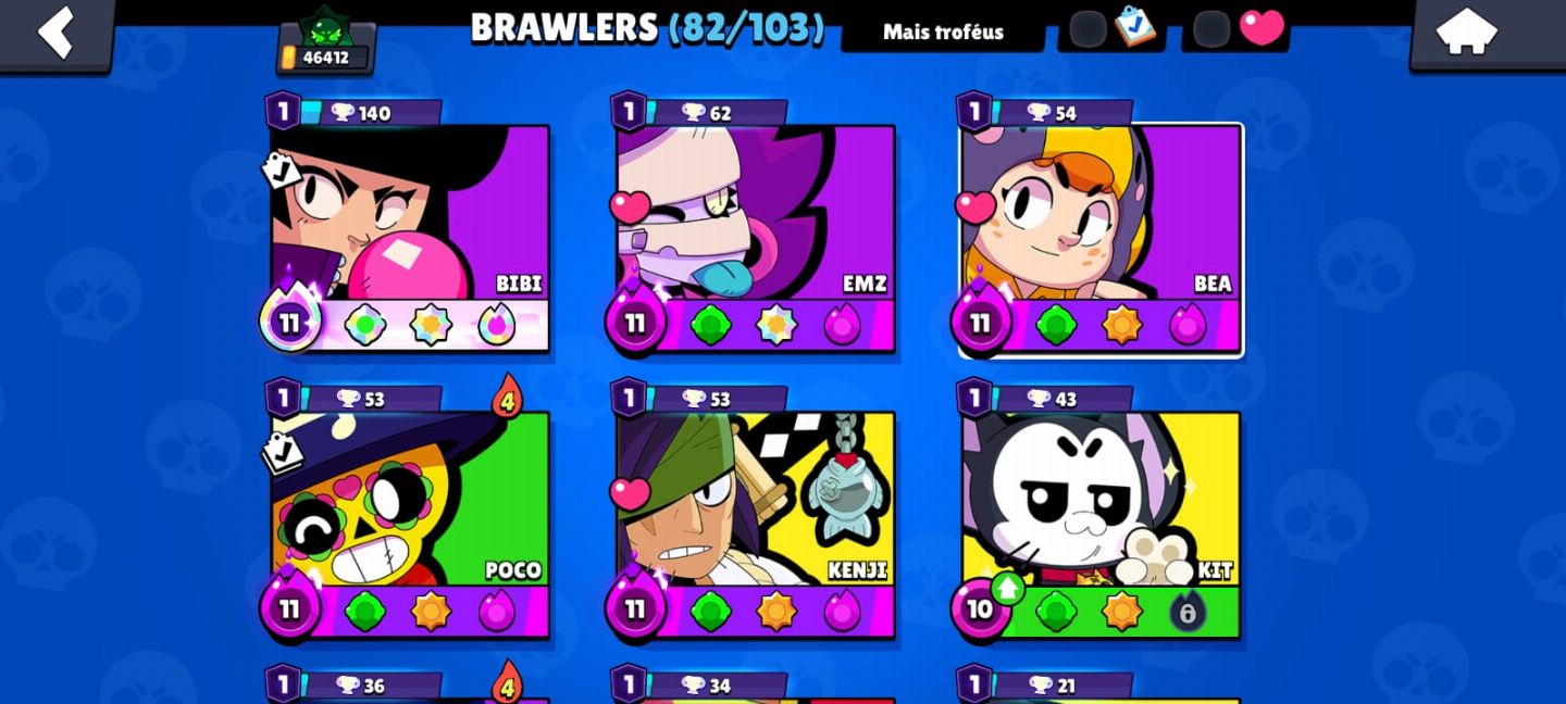 Conta Brawl Stars à venda nível avançado