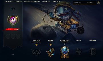 ( LVL 32 VEIGAR ASTRONAUTA ) 7 SKINS + 7400 EA ( SERVER BR - SEM ELO )