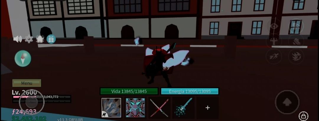 Contas Blox Fruits Control Kitsune Lightning raça v4 full