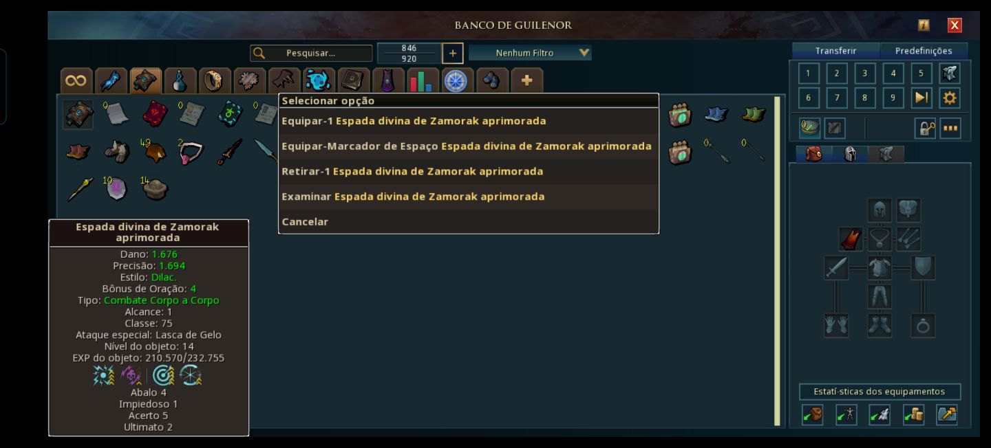 Conta pvm runescape