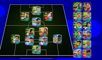 CONTA eFootball 2026 Bale 106 | Rodri 107 | Casillas 105 | Messi 104 | FC 3219