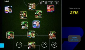 EFootball Mobile | Força 3178+ | Épicos Top: Rummenigge, Messi, Aguero, Neymar