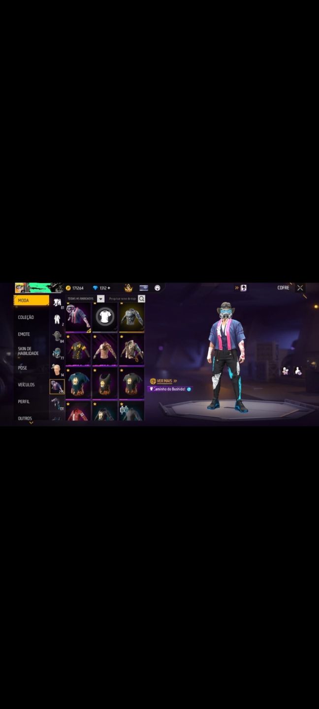 CONTA FREE FIRE COM PRIMEIRO PASSE COMPLETO