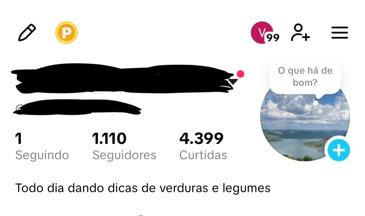 TIKTOK 1k CONTA BÁSICA