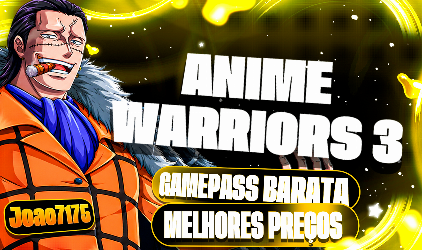 [UPD] ANIME WARRIORS 3 ROBLOX - GUERREIROS DE ANIME 3 (GAMEPASS PASSES) AW3