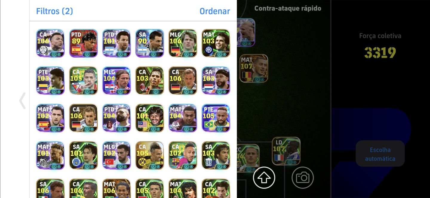 Conta efootball Completa, cheia de ÉPICOS e showtimes da Primeira prateleira.