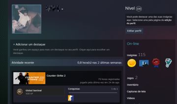 CONTA STEAM LVL 100