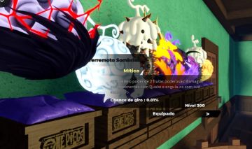Conta de Fruit Battlegrounds lotado de fruta lvl Max e surpe op