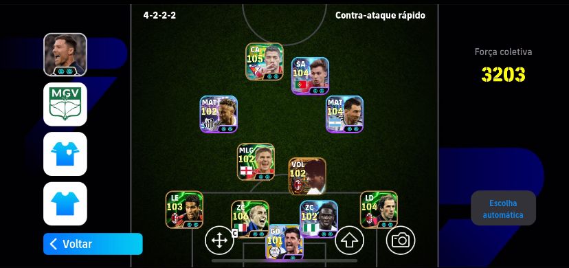 Conta de efootball completinha