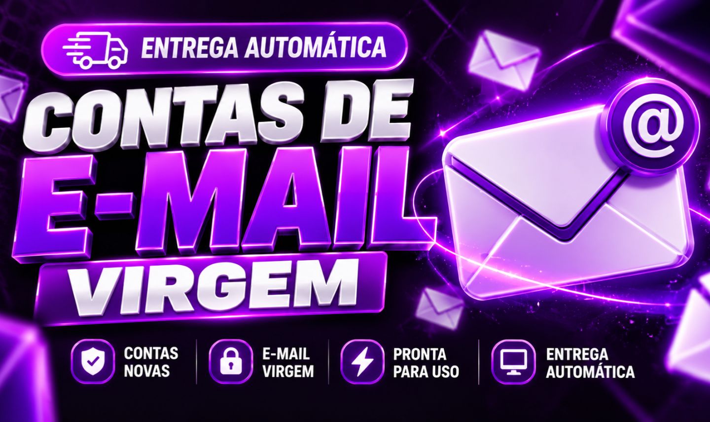 E-MAIL VIRGEM | ENTREGA AUTOMÁTICA