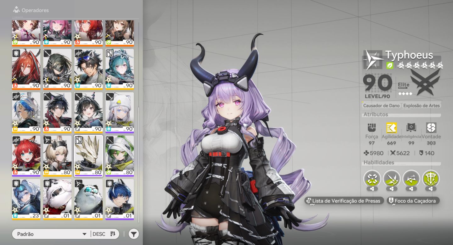 CONTA LEVEL 60 - LAEVATAIN P5 + ARMA - TODOS T6 ( EXCEÇÃO: LIFENG ) - NEGOCIÁVEL