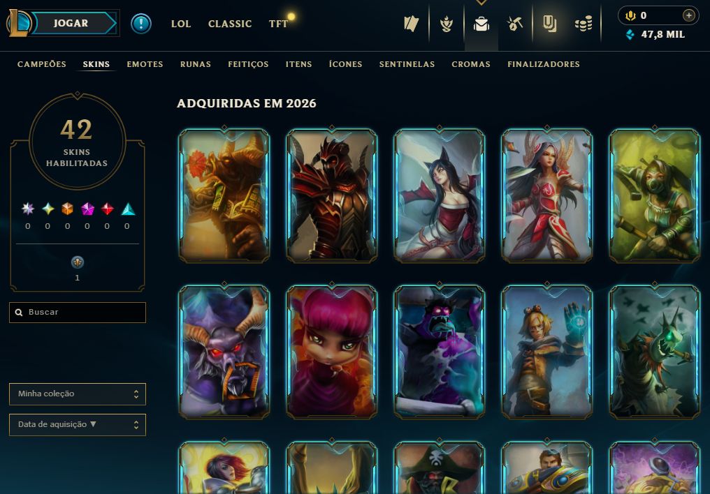 [Entrega Automática] Lol Ferro, 47K Ea, Level 30, Upada na Mão, 100% Segura!