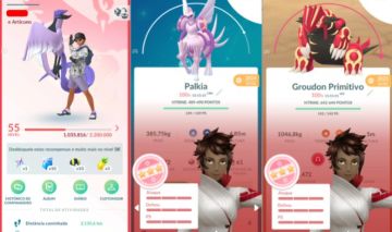 CONTA POKEMON GO LEVEL 55 | 100 LENDARIOS | 5K DE BAG | 6 LENDARIO IV100