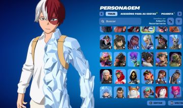 Conta Fortnite | 192 Skins | Shoto Todoroki | Entrega automática!