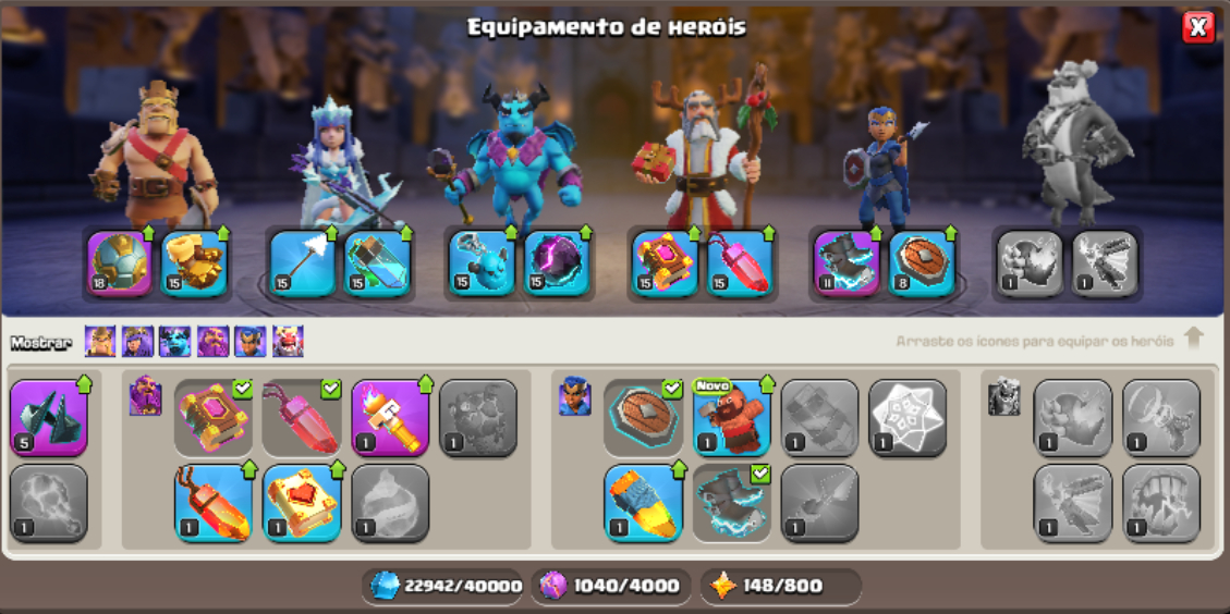 CV 13 FULL - RECÉM CV 14, 8077 GEMAS, BASTANTE EQUIPAMENTO, SKINS | ENVIO RAPIDO