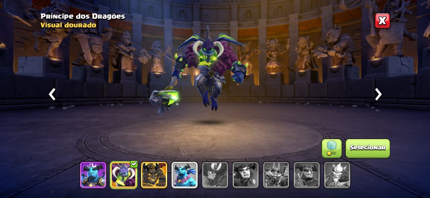 CV 16 CLASH OF CLANS COM VÁRIAS SKINS E MUITO UPADA