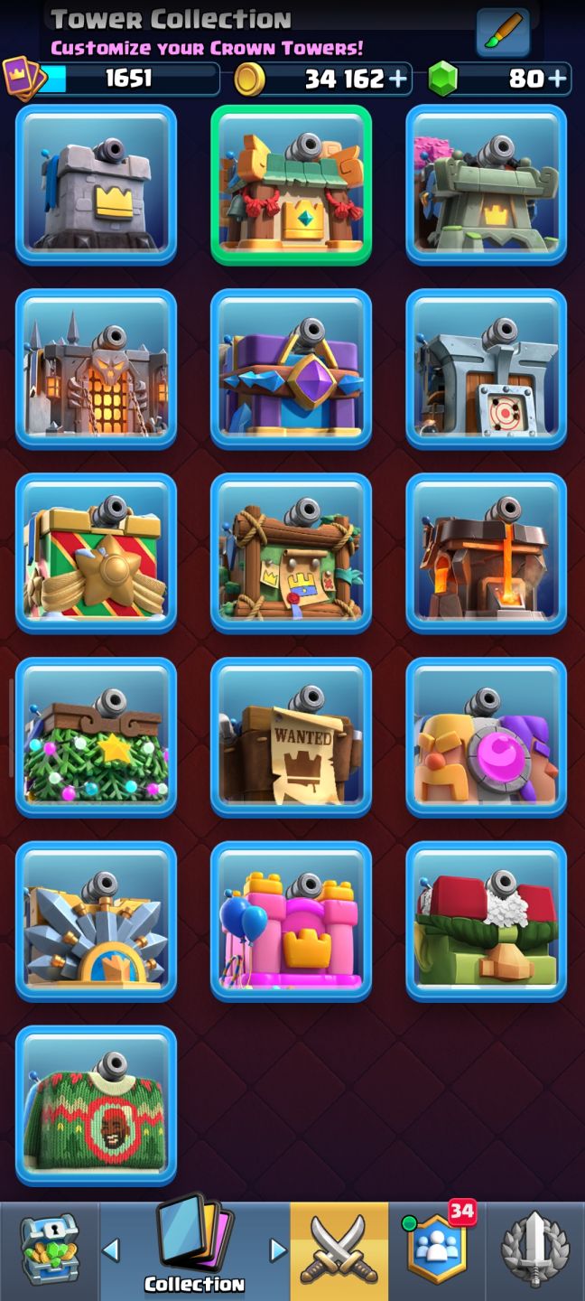 Conta clash royale level máximo!