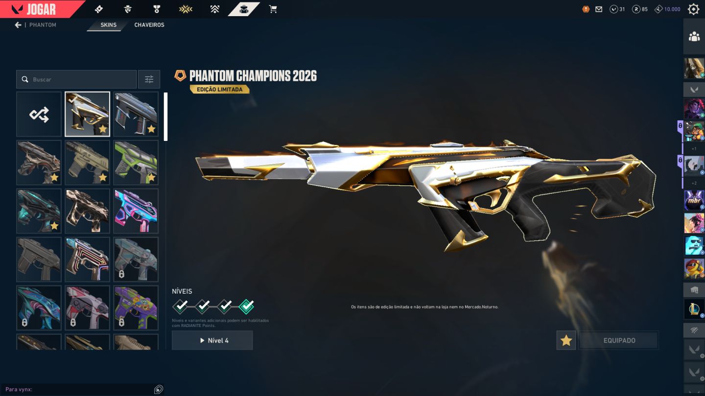 CONTA VALORANT 3K GASTO (negociavel)