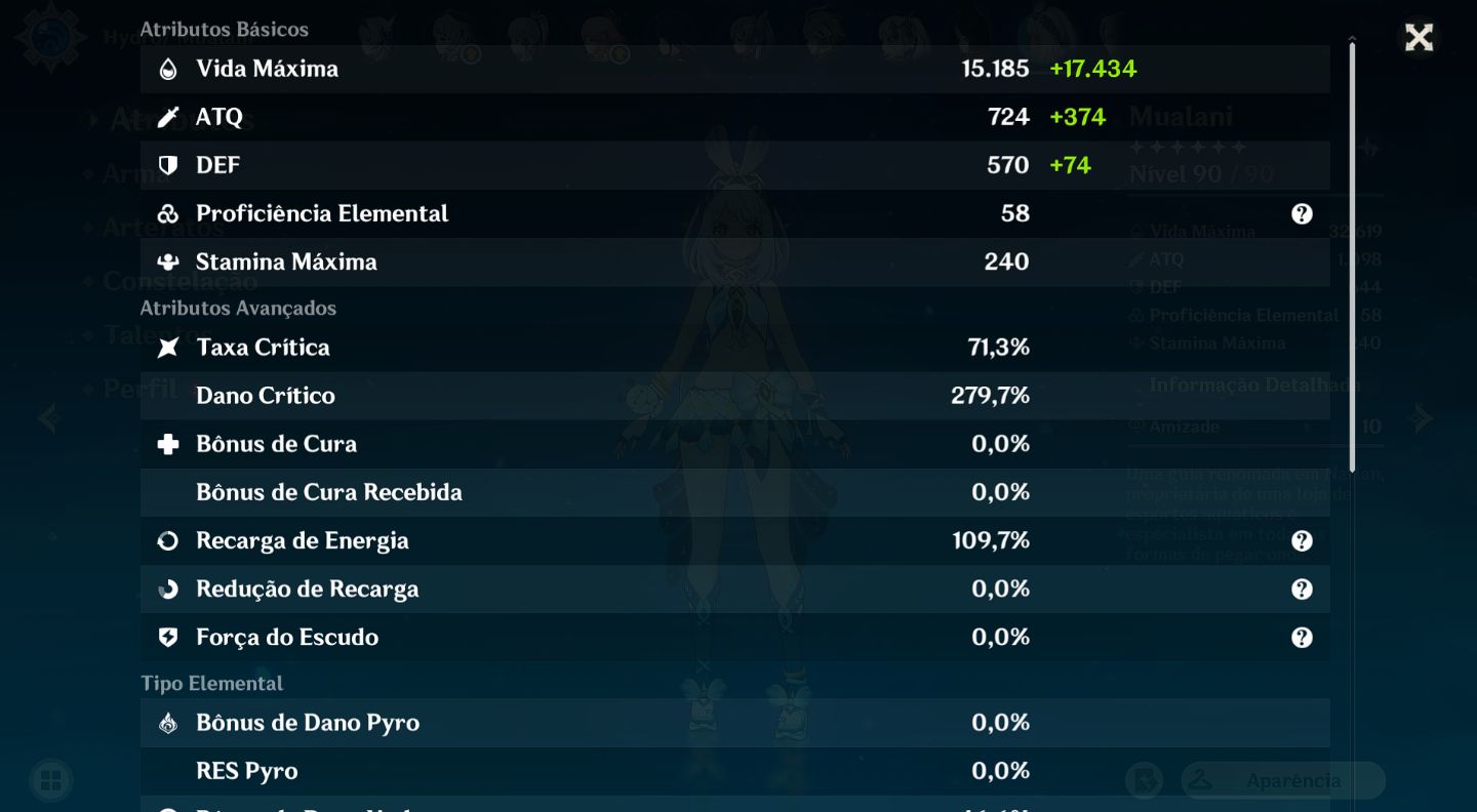 Conta de genshin Impact AR60 TOP END GAME!!!