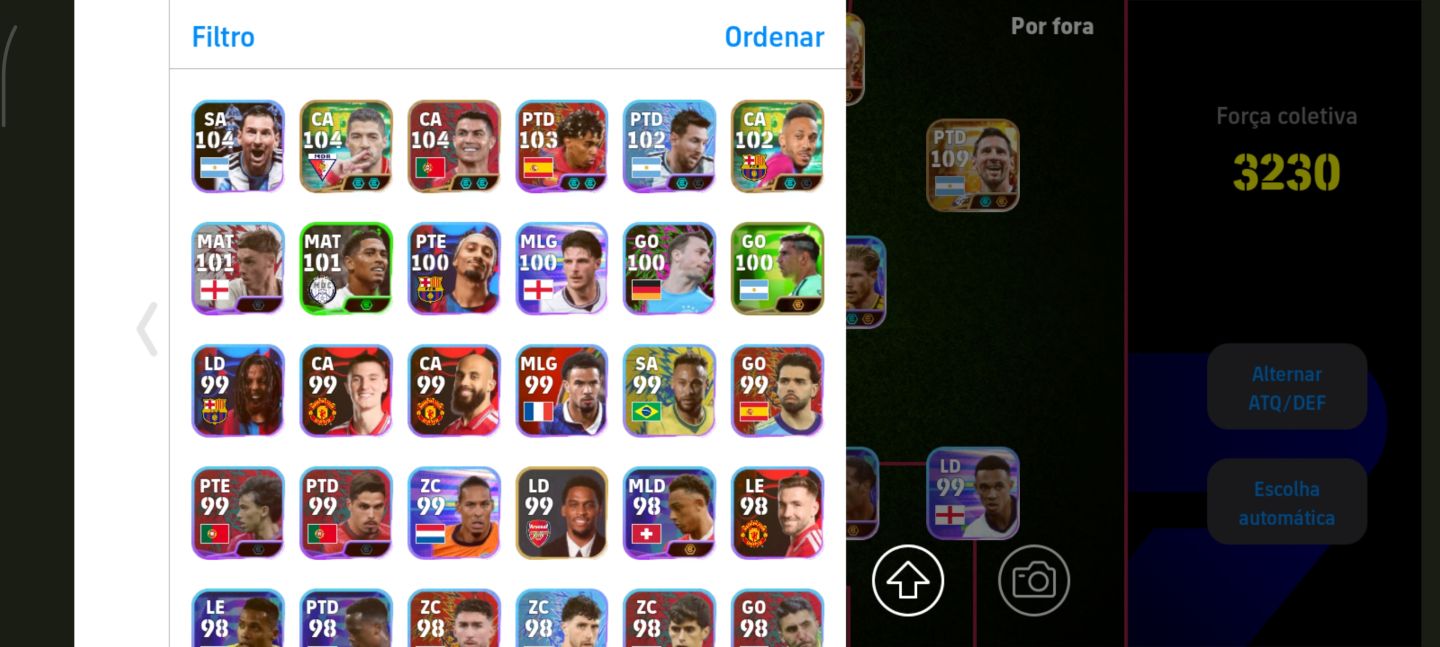 Conta de Efootball com 4 big time e vários épicos e show times