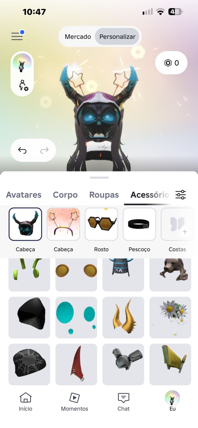 Conta korblox e muitos itens de avatar, passo ela numa de ff