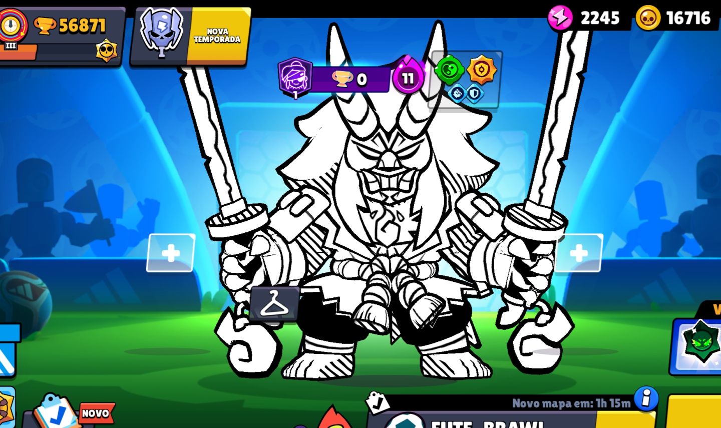 Conta gemada Brawl Stars End Game