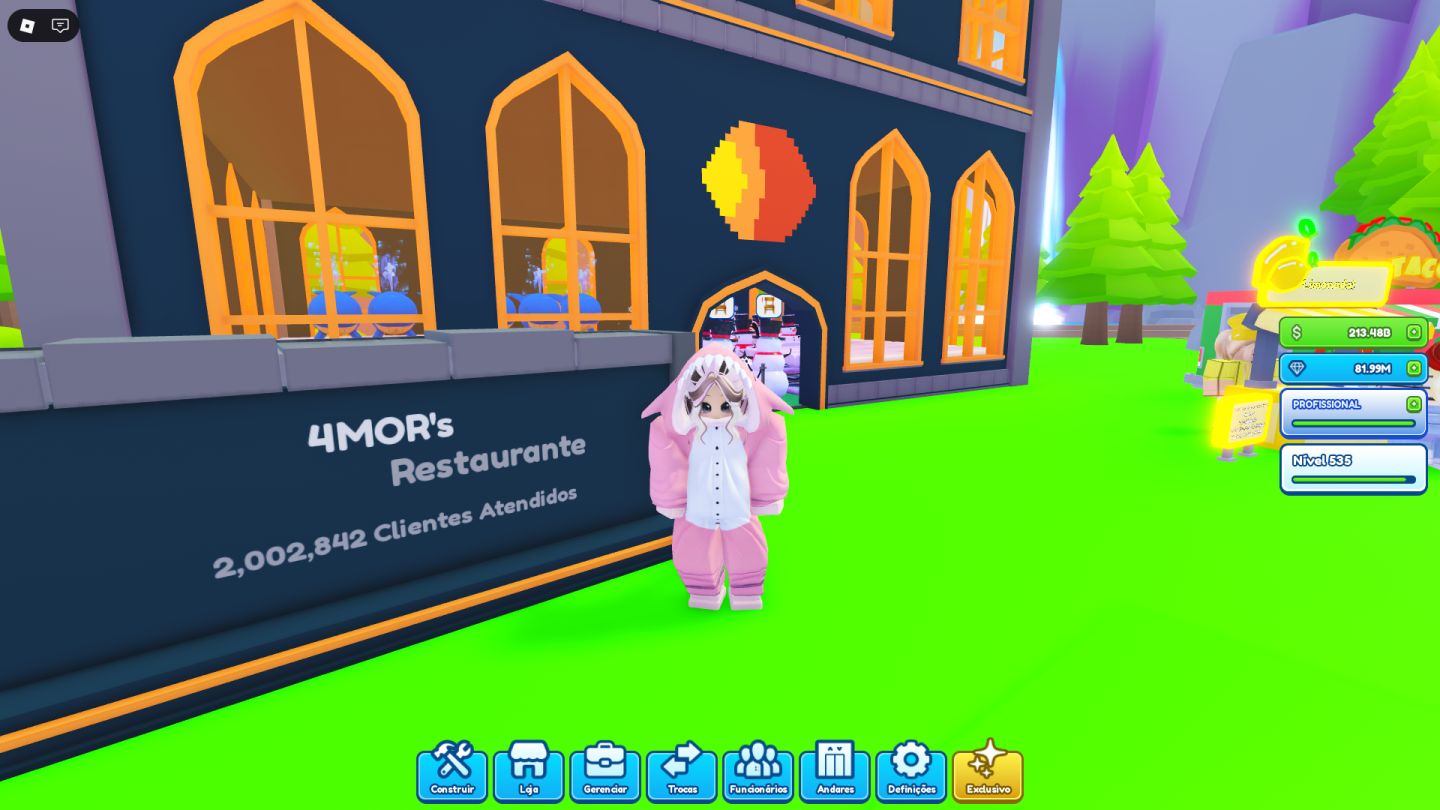 VENDA DE ITENS MY RESTAURANT ROBLOX