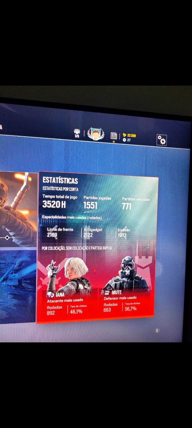 Conta rainbow six