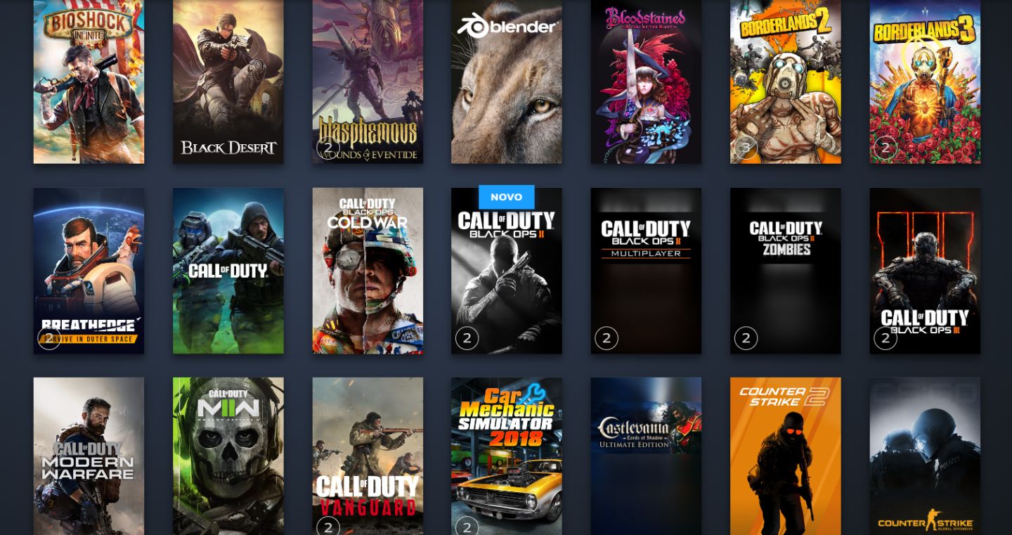 CONTA STEAM RARA - 150 JOGOS - 300 DLCS - 5 ANOS - AVALIADA EM R$ 4.658,00