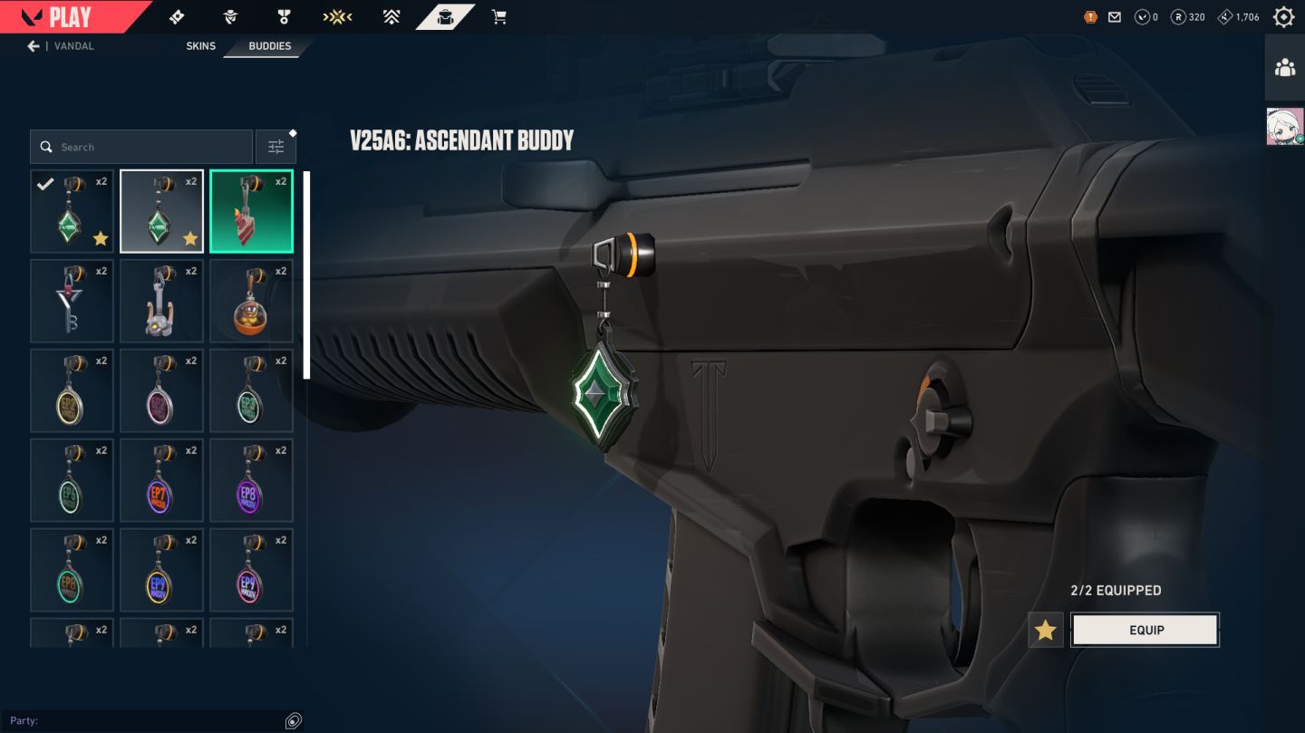 CONTA VALORANT - EX ASCENDENTE - SEM RANK