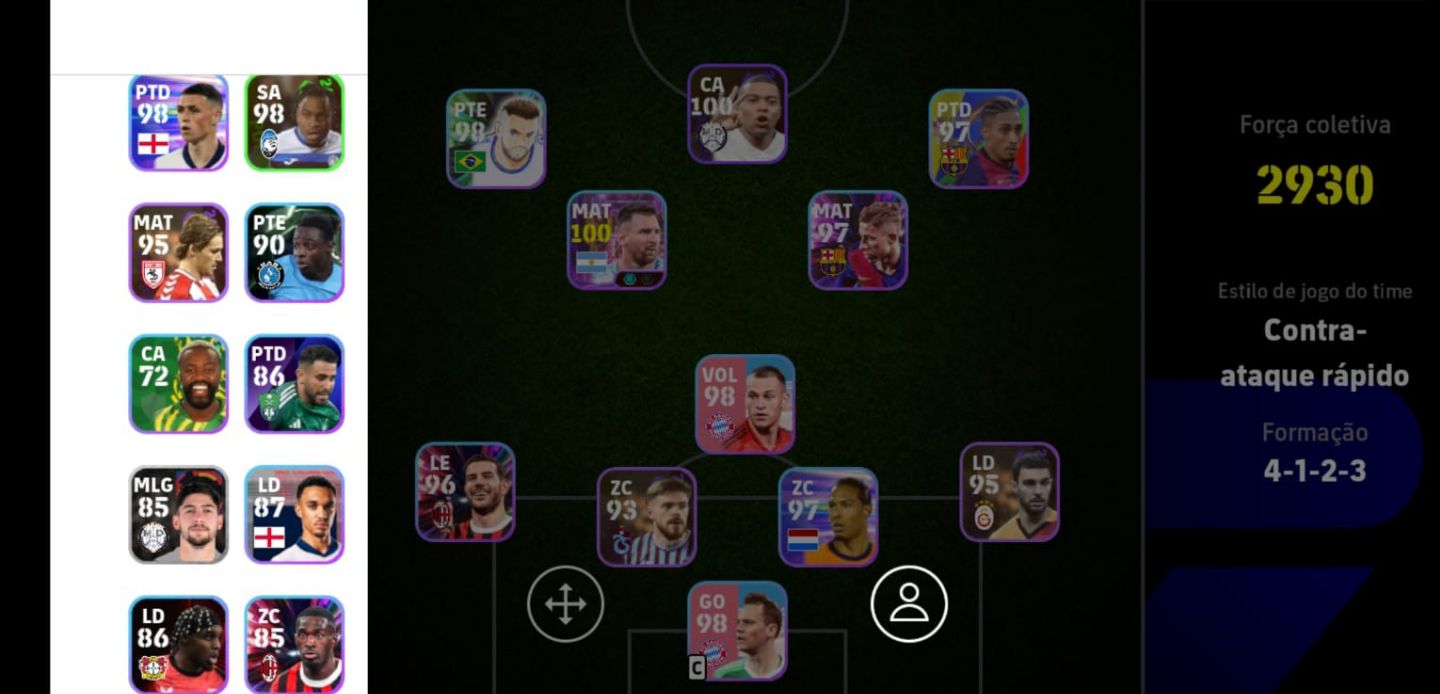 Conta de efootball iniciante com moedas
