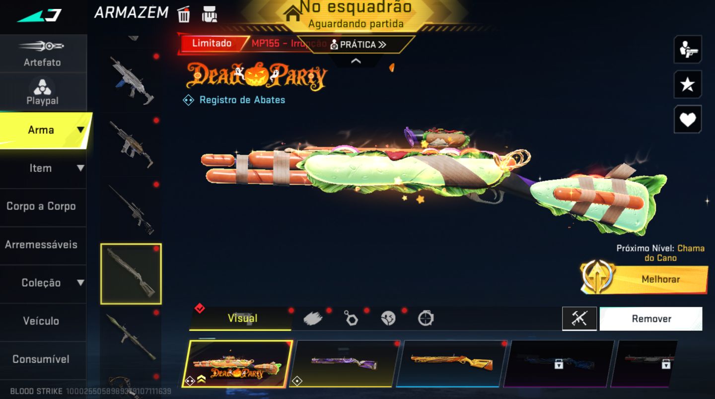 Conta Blood Strike Full Com Facas E Muitas Skins Ultra