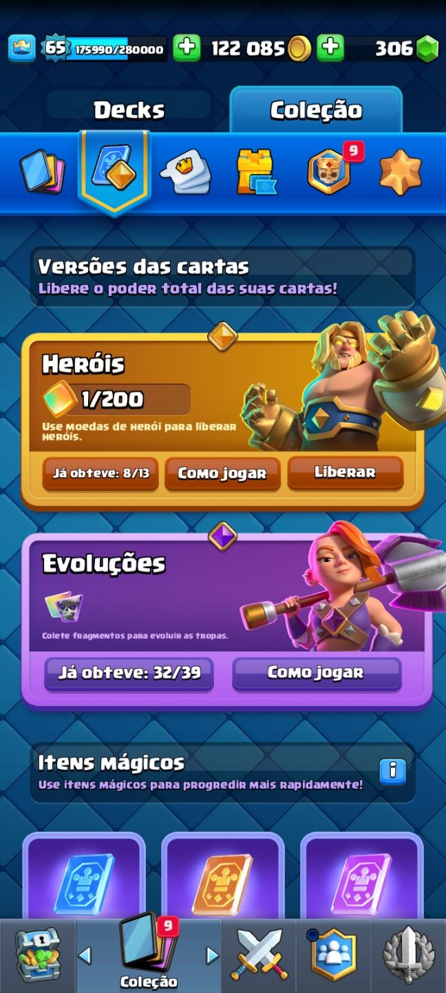 Conta de Clash royale, Brawlstars e Clash Of Clãs Muito Rara